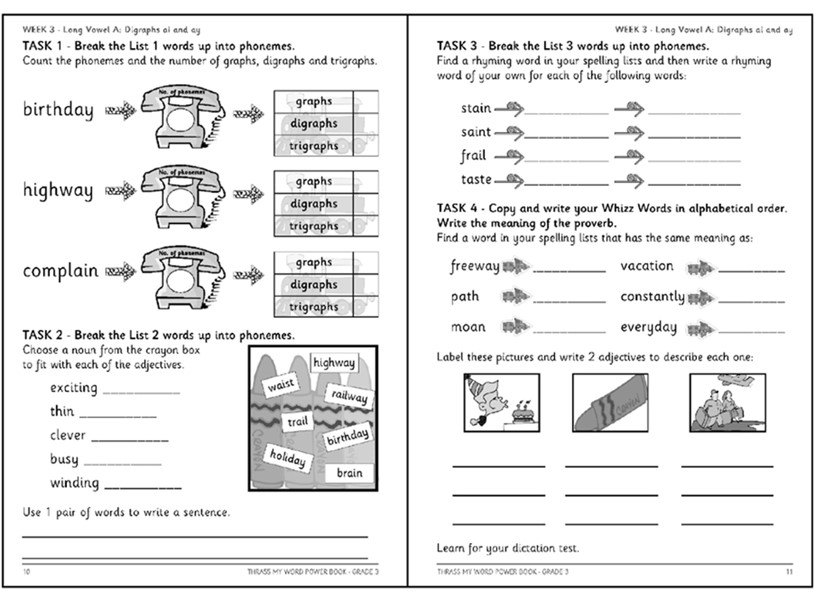 Thrass THRASSAfrica Teaching Handwriting, Reading & Spelling Skills